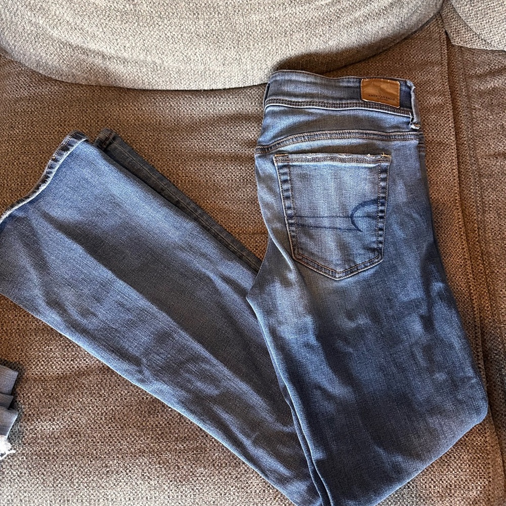 American Eagle Outfitters Women's Boot Cut Jeans - Blue